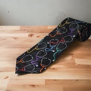 Fratello Handmade Stethoscope Medical Healthcare Doctor Necktie Tie